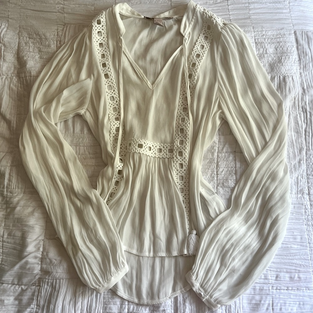 Sheer Boho Comtemporary Blouse